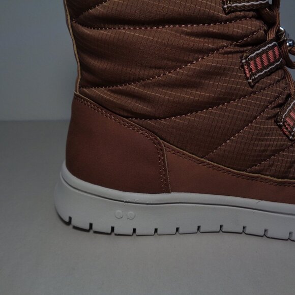 Ryka Size 6.5 Wide SENNA 3 Saddletan Fabric Boots New Women's Shoes - Picture 4 of 16